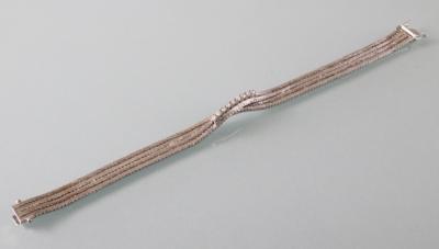 Brillantarmband zus. 0,36 ct (grav.) - Kunst, Antiquitäten und Schmuck