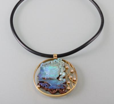 Brillant Opal Anhänger - Arte, antiquariato e gioielli