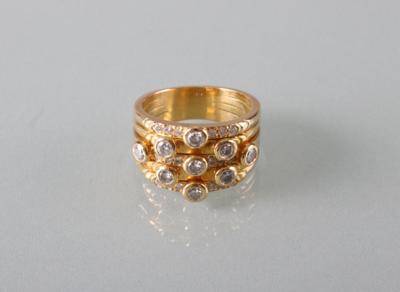 Brillantring zus. ca.0,85 ct - Kunst,Antiquitäten und Schmuck