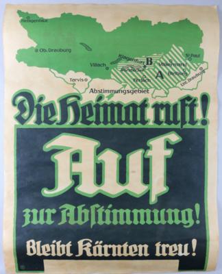 Plakat Kärntner Volksabstimmung - Antiques, art and jewellery