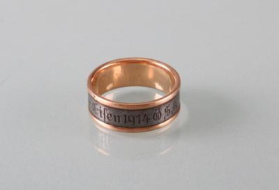 Ring"Gold gab ich für Eisen 1914 Ö S. K" - Gioielli, arte e antiquariato