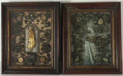 Paar Klosterarbeiten - Arte e oggetti d'arte, gioielli