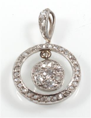 Diamantanhänger zus. ca. 0,80 ct - Kunst, Antiquitäten und Schmuck
