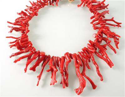 Collier aus Korallenästen - Kunst, Antiquitäten und Schmuck