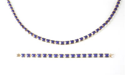 Lapsi Lazuli Damenschmuckgarnitur - Umění, starožitnosti, šperky