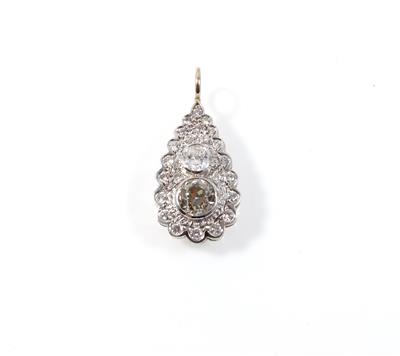 Diamantanhänger zus. ca.1,70 ct - Umění, starožitnosti, šperky