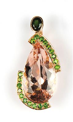 Morganit Anhänger ca. 34 ct - Antiques, art and jewellery