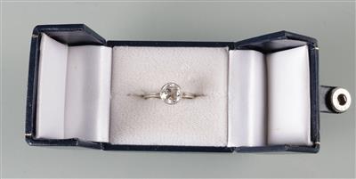 Diamantsolitär (Damen) ring - Arte, antiquariato e gioielli
