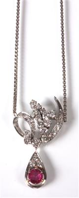 Brillant-Diamantcollier - Arte, antiquariato e gioielli