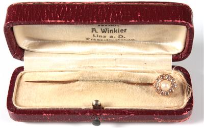 Brillantkrawattennadel um 1900 - Arte, antiquariato e gioielli