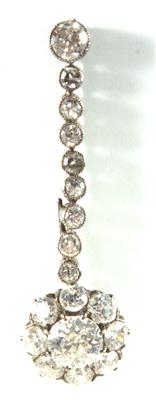 Altschliffbrillant-Anhänger ca. 1,40 ct - Antiques, art and jewellery