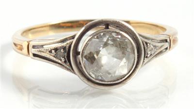 Diamantdamenring um 1920/30 - Kunst, Antiquitäten und Schmuck