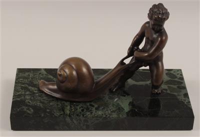 Victor Hammer (Wien 1913-1986ebenda)-Putto mit Schnecke, - Kunst, Antiquitäten und Schmuck