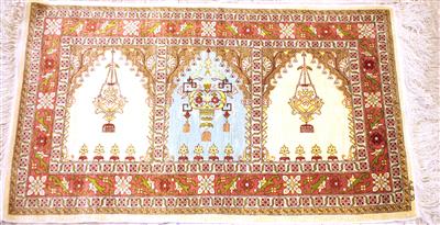 Hereke Seide ca. 56 x 97 cm - Antiques, art and jewellery