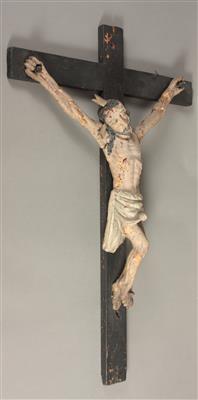 Bäuerliches Kruzifix 1. Hälfte 19. Jh. - Arte, antiquariato e gioielli