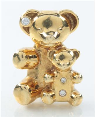 Brillantanhänger "Teddybär" - Kunst, Antiquitäten und Schmuck
