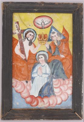 Hinterglasbild Sandl 19. Jh. - Arte, antiquariato e gioielli