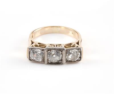 Diamantdamenring zusam. ca. 1,50 ct - Antiques, art and jewellery