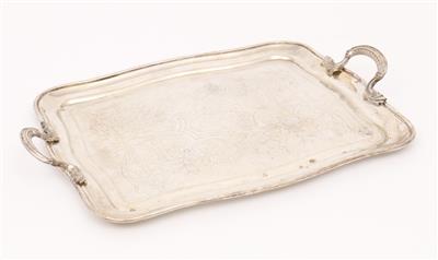 Rechteckiges Tablett um 1900 - Arte, antiquariato e gioielli
