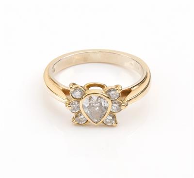 Brillant-Diamantdamenring - Umění, starožitnosti, šperky