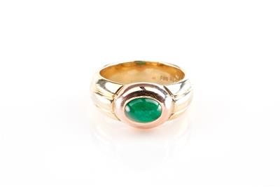 Smaragd-Damenring - Antiques, art and jewellery