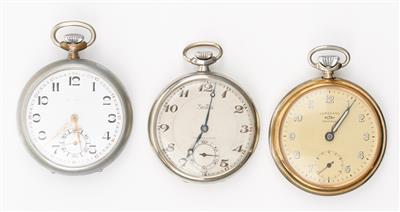 3 Taschenuhren um 1920/30 - Kunst, Antiquitäten und Schmuck Online