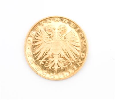 Goldmünze 25 Schilling Jahrgang 1935 - Kunst, Antiquitäten und Schmuck