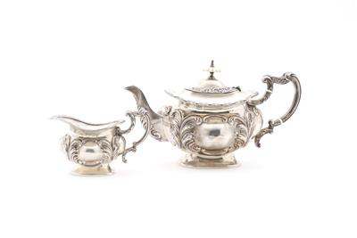 Englische Tee- und Milchkanne - Antiques, art and jewellery