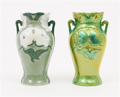 2 Vasen 1. Hälfte 20. Jh. - Kunst, Antiquitäten und Schmuck