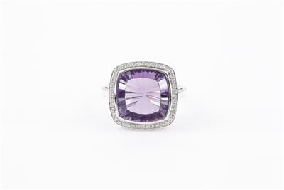 Amethyst-Damenring 7,00 ct - Kunst, Antiquitäten und Schmuck