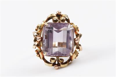 Amethystdamenring - Jewellery, watches and silver