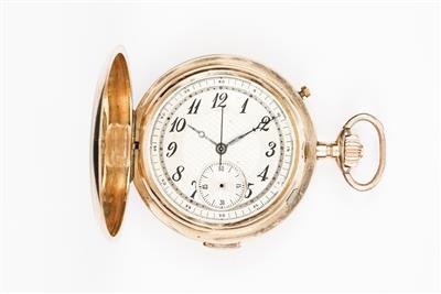 Viertelstundenschläger mit Chronograph - Jewellery, watches and silver