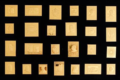 "Die k  &  k JubiläumsCollection" in der Form von Briefmarken - Klenoty a náramkové