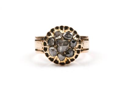 Diamantrautenring um 1900 - Jewellery and watches