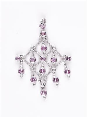 Brillantanhänger zus. ca. 1,10 ct - Schmuck und Uhren