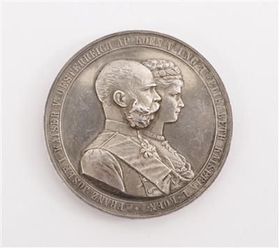 Plakette Kaiser Franz Josef I und Elisabeth - Klenoty