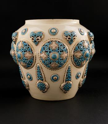 Cachepot, Keramikfabrik Zsolnay, Pécs Ende 19. Jahrhundert - Arte e antiquariato