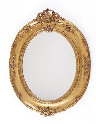Ovaler Spiegelrahmen, 2. Hälfte 19. Jahrhundert - Antiques and art