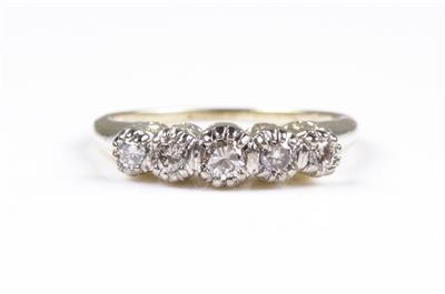 Brillantring zus. 0,41 ct - Klenoty