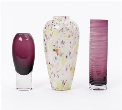 3 verschiedene Vasen - Kunst und Antiquitäten