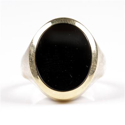 Onyx Sigelring - Schmuck und Uhren