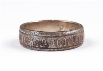 Ring "Gold gab ich für Eisen 1914" - Schmuck