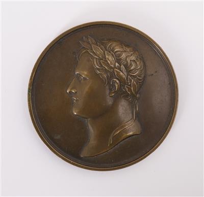 Napoleon I., Kaiser von Frankreich, Bronzemedaille zur Taufe des Königs von Rom 1811 - Kunst und Antiquitäten