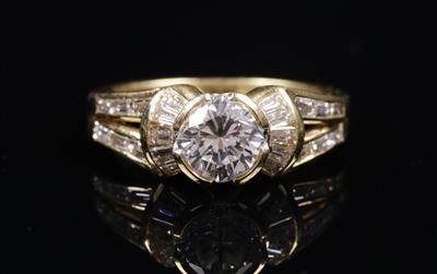 Brillant Diamantring zus. 2,10 ct - Jewellery and watches