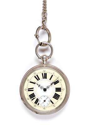 Schlüsseltaschenuhr mit Uhrkette - Gioielli e orologi