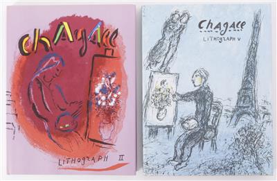 Marc Chagall, 2 Bücher: - Moderní tisky a Současné umění