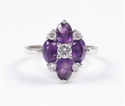 Brillant- Amethystring - Jewellery and watches