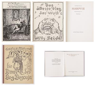 Nach Alfred Kubin *, 4 Bücher: - Bilder