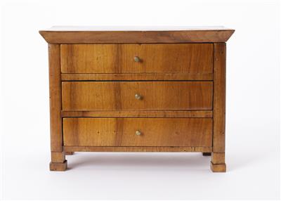 Biedermeier Modellkommode, um 1830 - Kunst und Antiquitäten