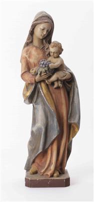 Madonna und Christuskind mit Trauben, 20. Jahrhundert - Antiques and art